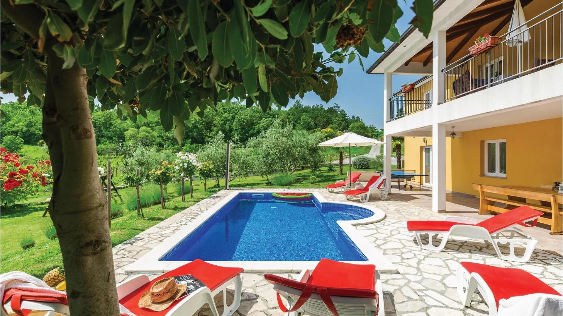 4 Bedroom Beautiful Home In Kranjci Raša Hırvatistan